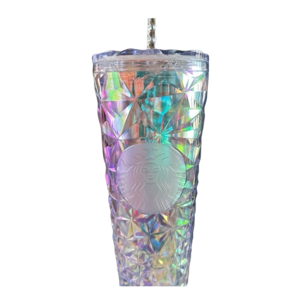 Starbucks Tumbler White Diamond Prism Unicorn. NWT. Holiday‎ 2023. Venti-24oz
